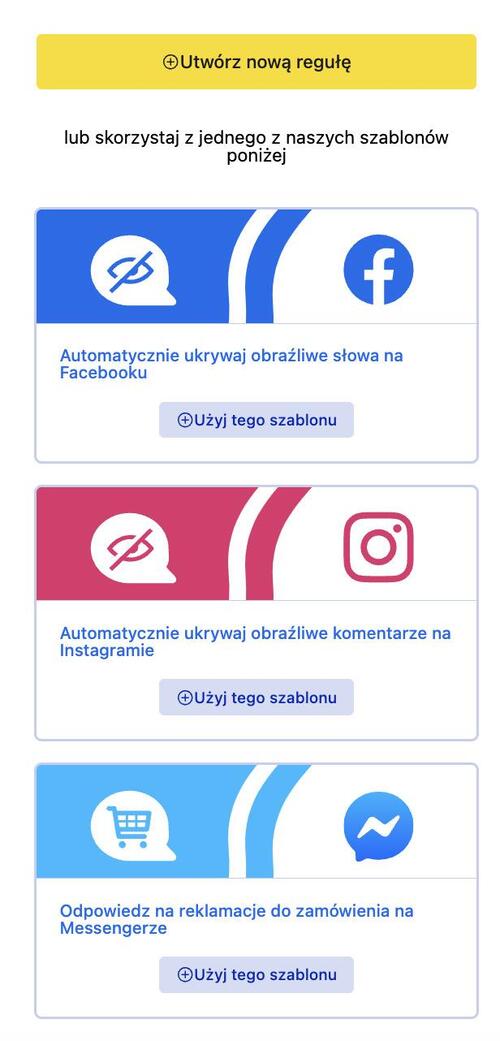 jak rozpoznać fałszywe konto na instagramie - tworzenie reguły automoderacji