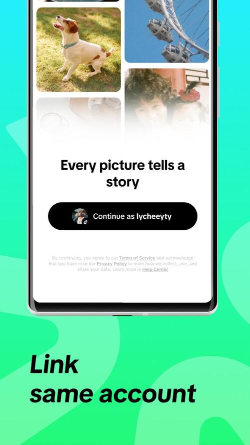 TikTok Notes - linking the same account