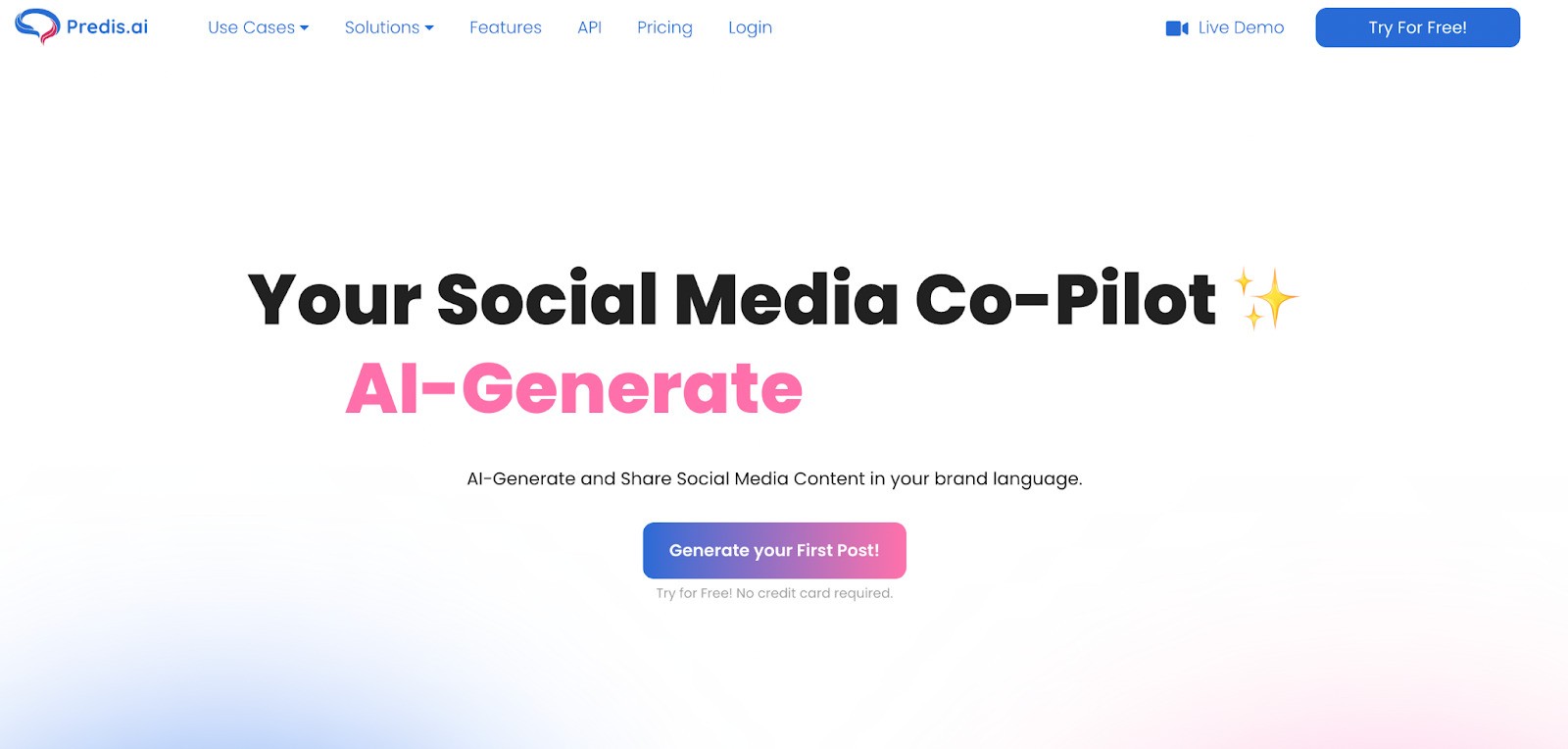 AI Tools for Social Media Content Creation - Predis ai