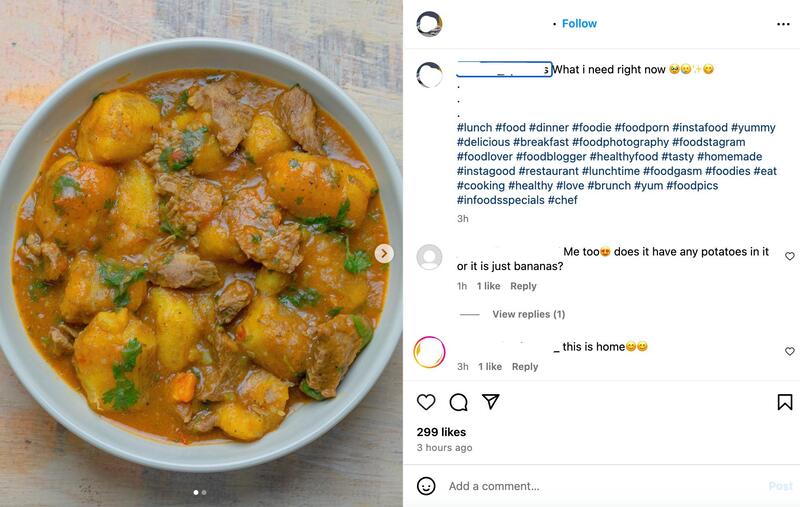 Instagram Reels hashtags - Food hashtags for Instagram Reels