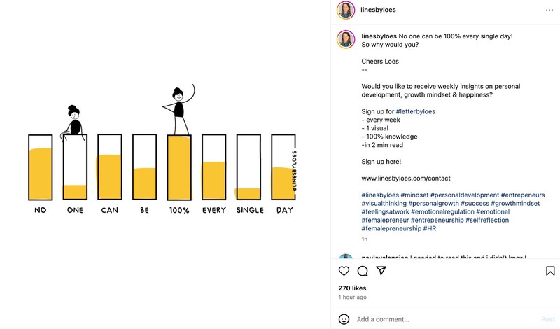 Instagram captions - call to action in a caption