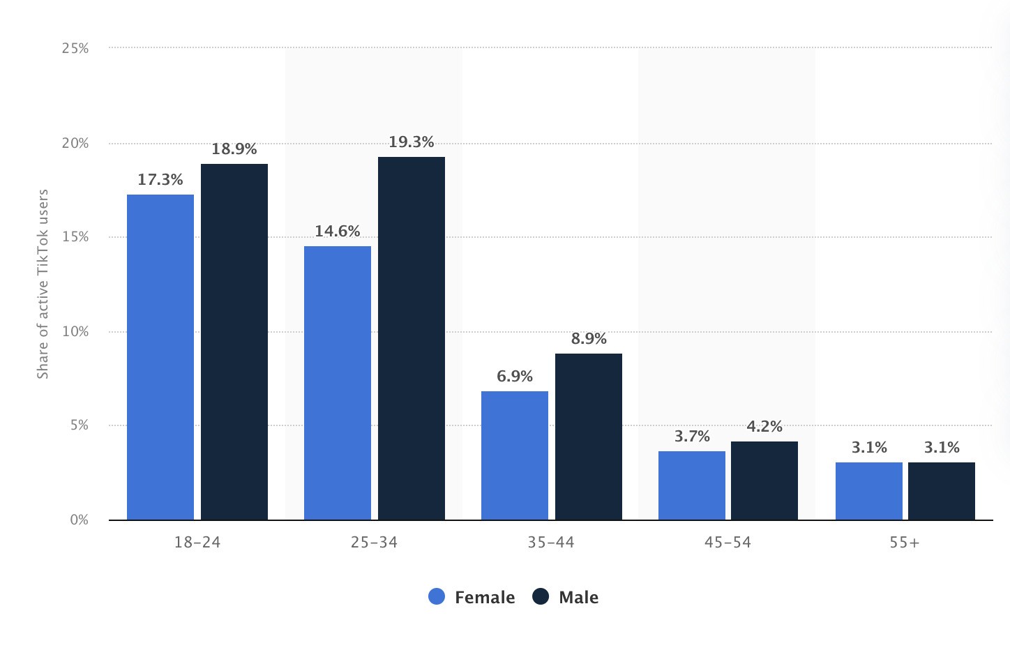 TikTok Marketing Strategy - tiktok users statistics