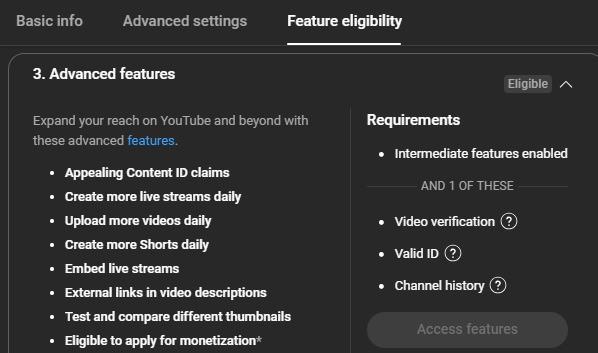 How To Get Verified On YouTube - YouTube advanced features