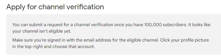 How To Get Verified On YouTube - applying for channel verification