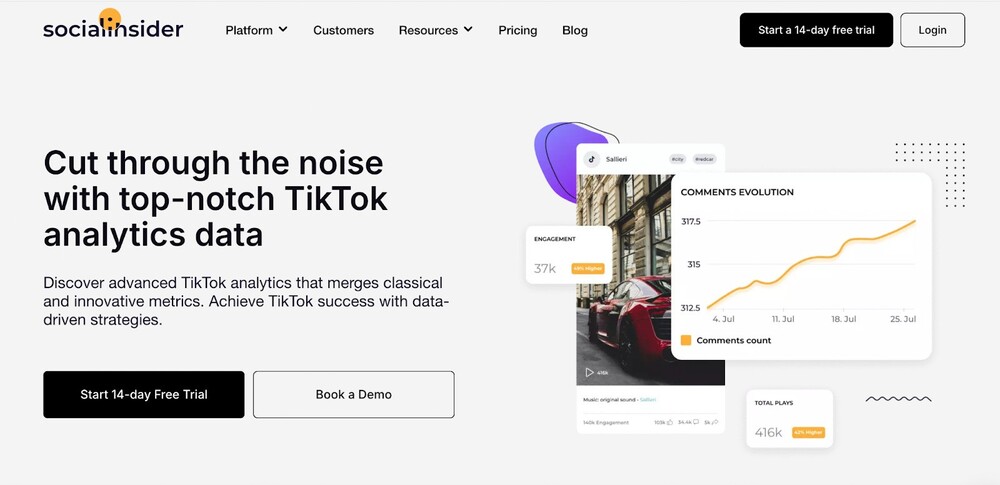 TikTok Analytics - social insider