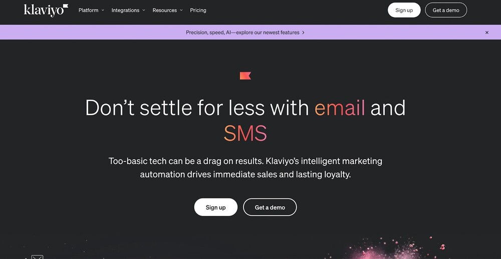 marketing tools for small business - Klaviyo