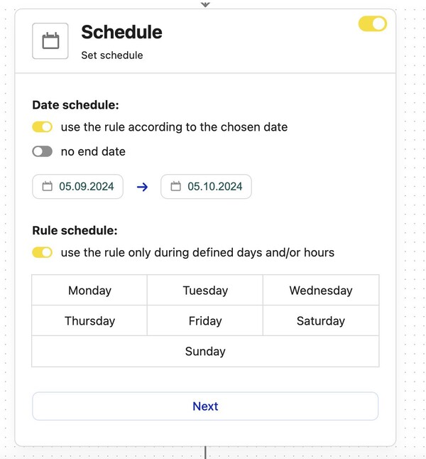 Instagram comments auto reply - schedule for your Instagram comments auto reply