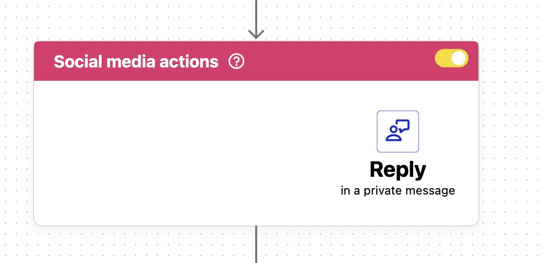 Instagram DM automation - setting up the automated reply 