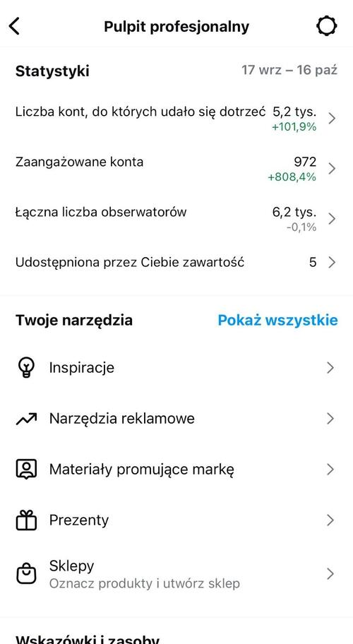 Nowe funkcje na IG - pulpit profesjonalny IG