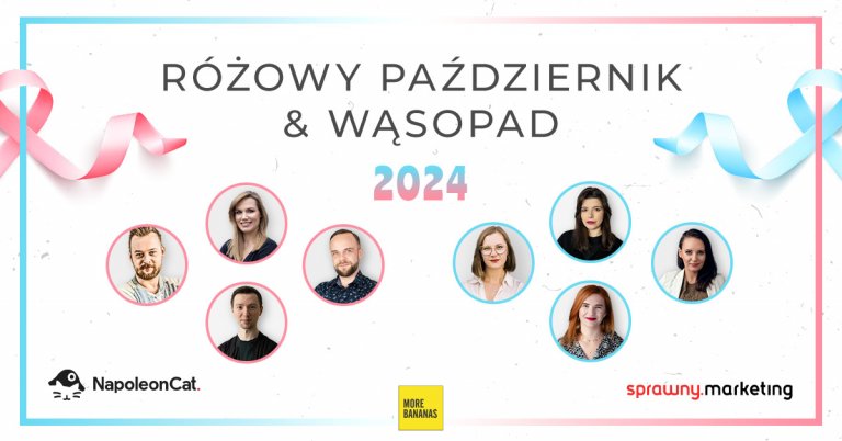 Jesteśmy partnerem akcji Różowy Październik i Wąsopad 2024