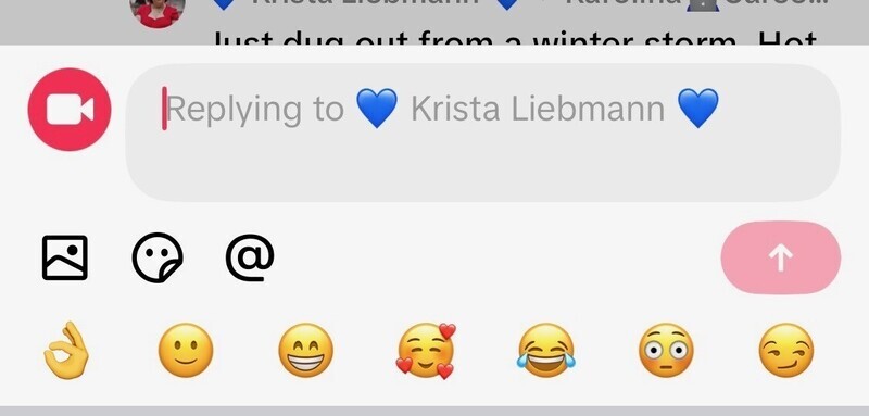 Replying to comments on TikTok.