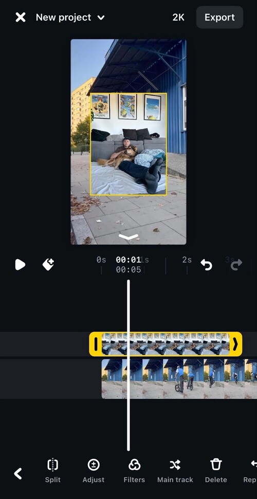New Clip-to-overlay conversion feature on Instagram.