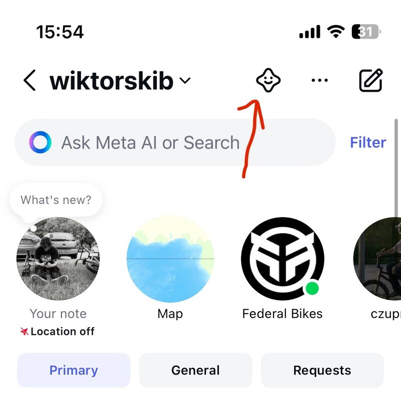 How to find Instagram AIs in the app.