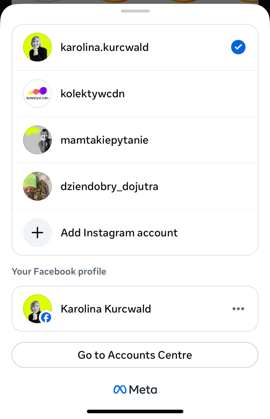 managing multiple ig accounts natively