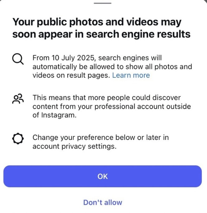 Instagram SEO new update