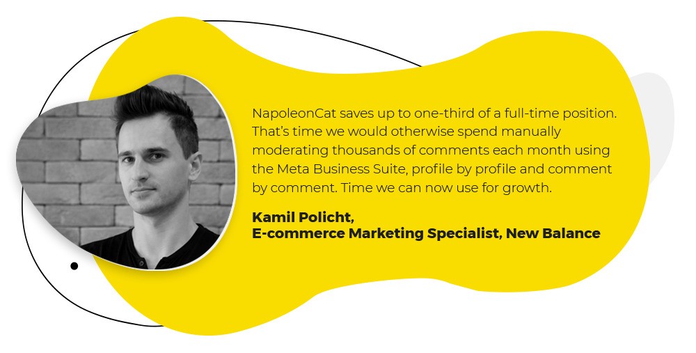 New Balance's quote about using NapoleonCat tool