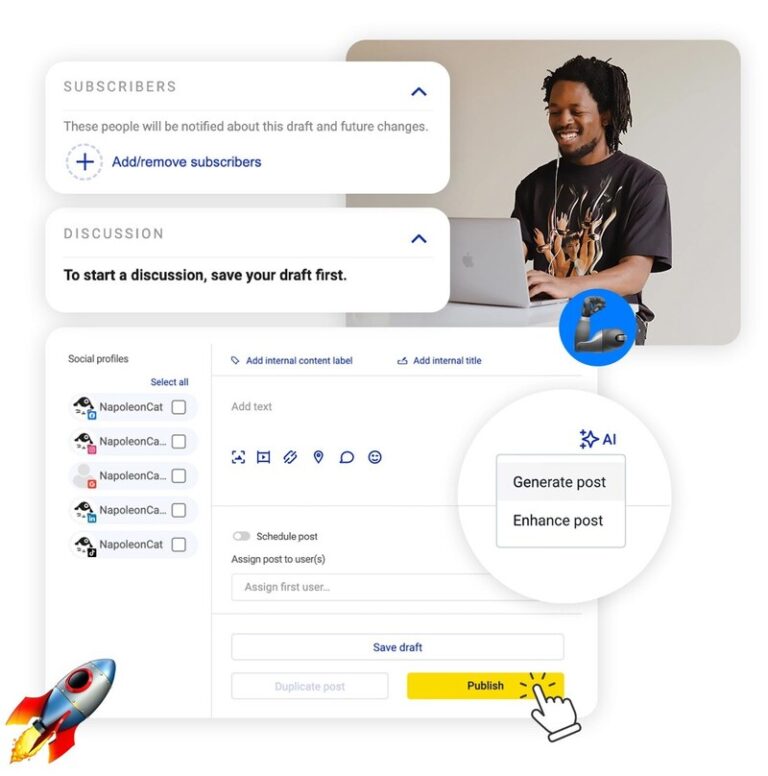 Best Social Media Automation Tool - AI in Publisher