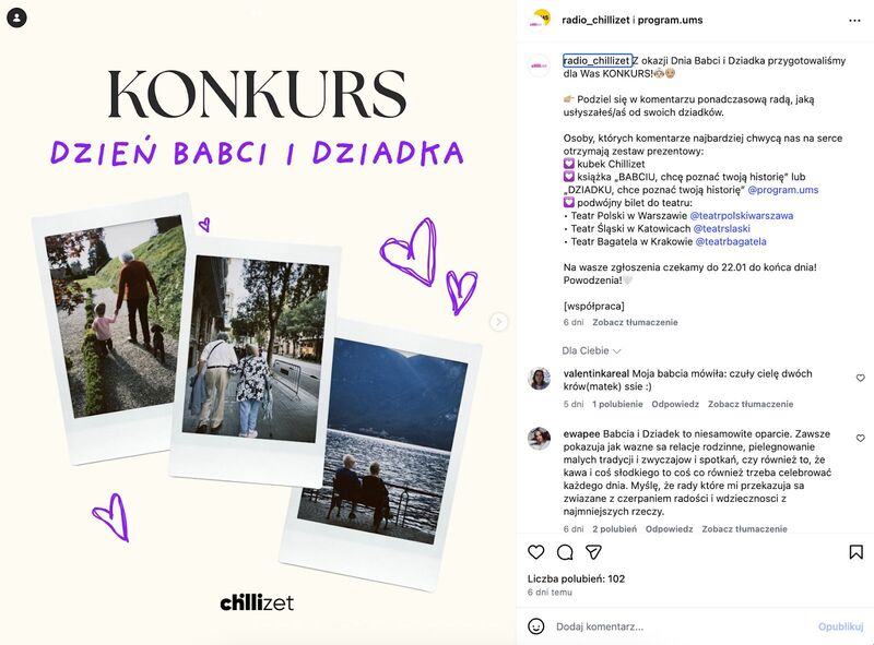 Taktyka relacyjna Radio Chillzet