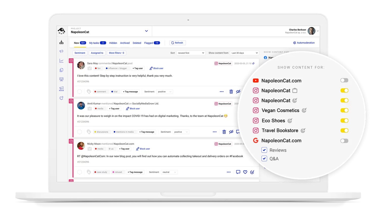 Instagram Comment Moderation Tool - main image