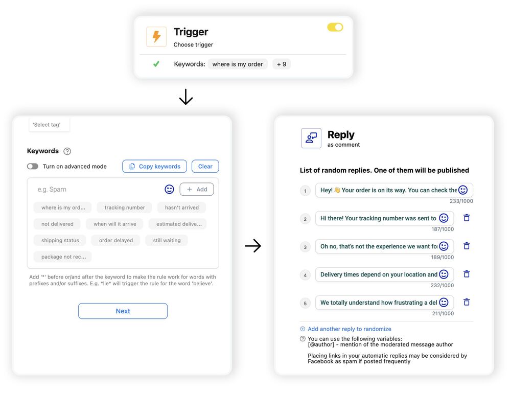 Social Media Review Management - Auto-moderation