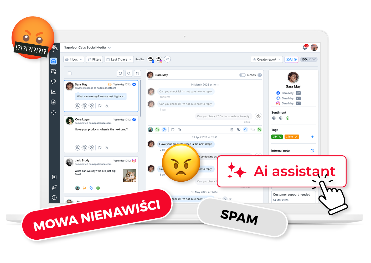 Moderacja i ochrona treści w social media dzięki AI