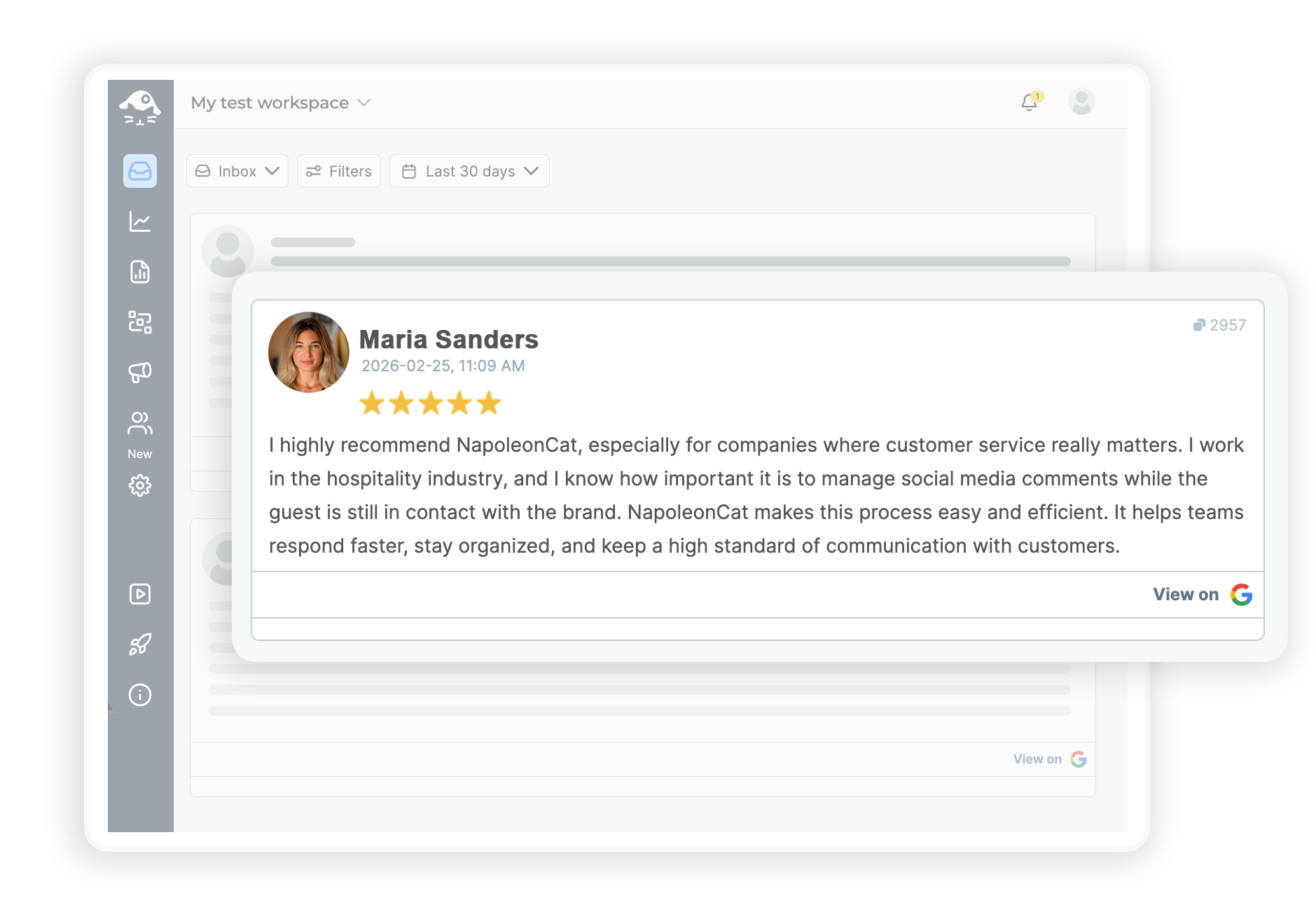 Social Inbox Review Management