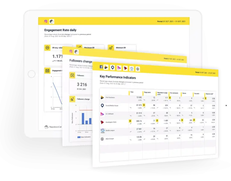 Social Media Management Dashboard - Reporting
