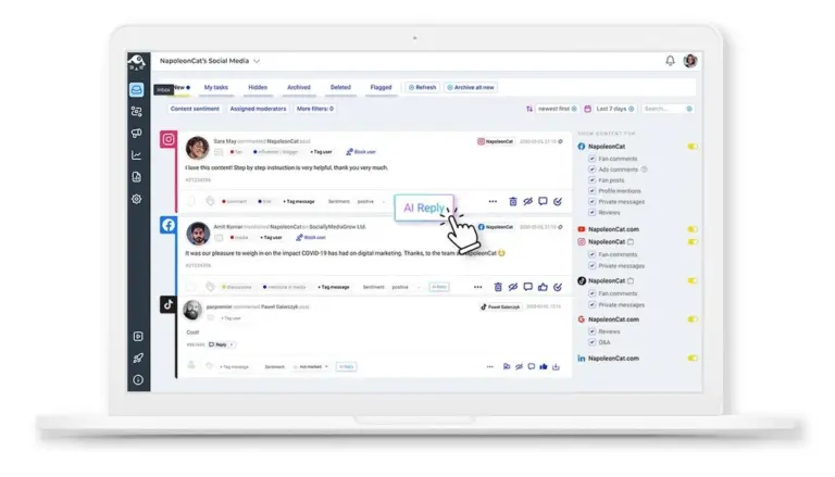 Social Media Management for Government - AI Reply
