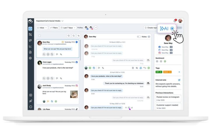 Social Media Support Automation - AI reply