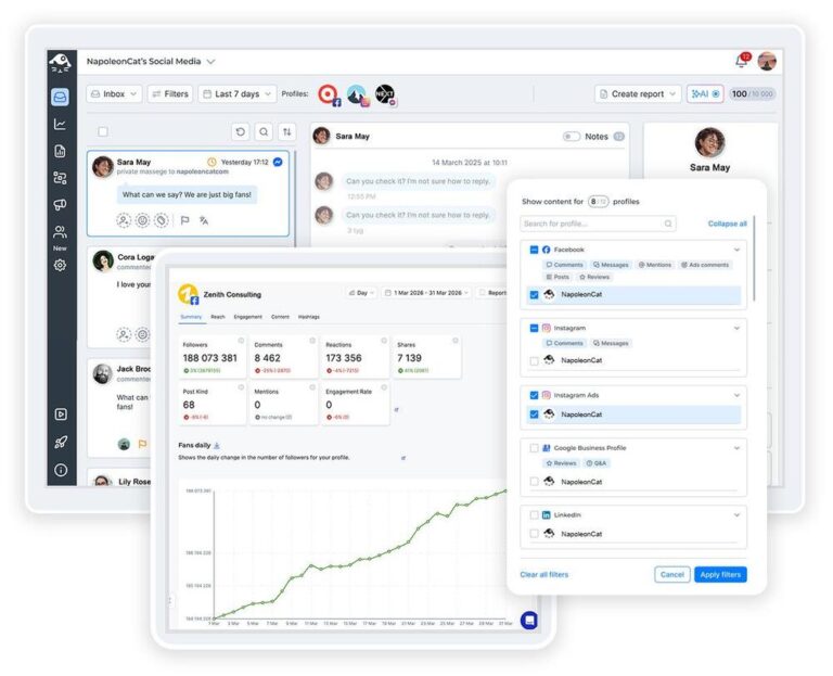 Zoho social alternative - intuitive interface