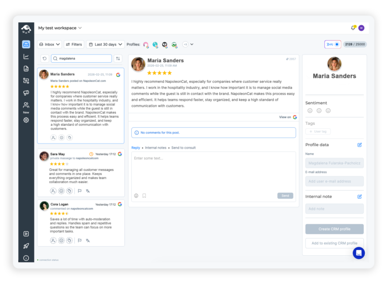 Multi-Location Social Media Management Tool - GMB management