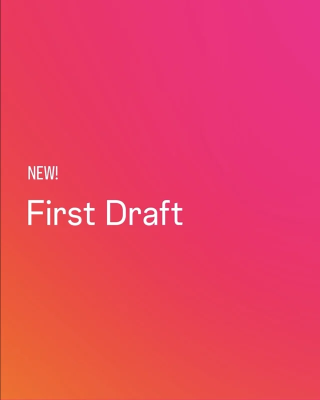 Instagram First Draft feature that builds a rough cut of a reel