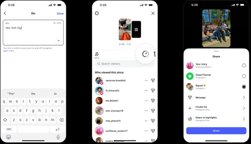 Instagram Plus features